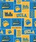 Licensed NCAA University of California Los Angeles Block Fleece UCLA-012 Fabric by the Yard